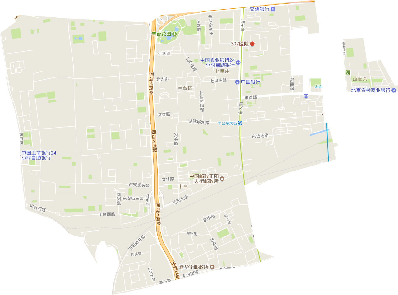 丰台街道电子交通图