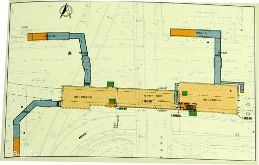 西土城站平面图