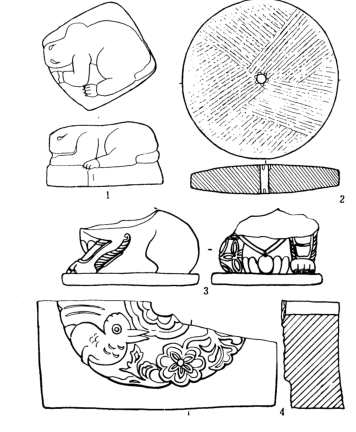 武安城遗址出土石刻与石器