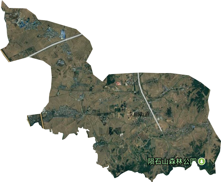 李相街道卫星图
