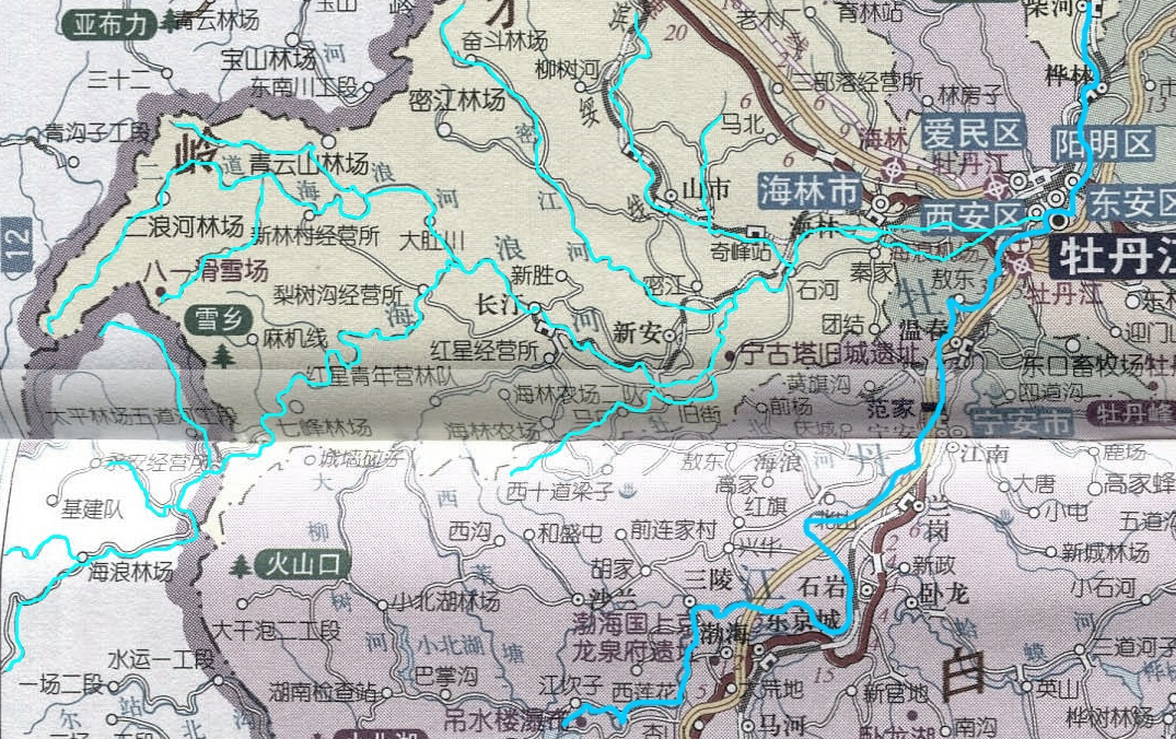 海浪河的位置及水系分布