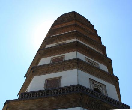 定县开元寺塔仰视