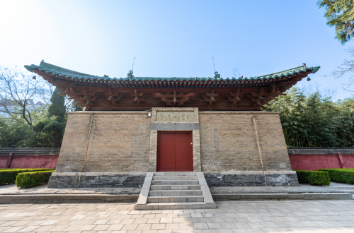 广饶关帝庙大殿侧面 