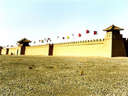 圆沙古城遗址效果图