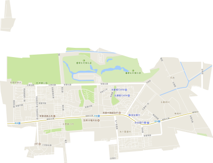 常营回族乡（地区）电子交通图