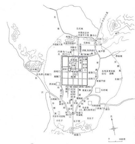 南朝建康平面图