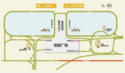 西站车行图