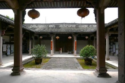 石楠塘徐氏宗祠石梁柱