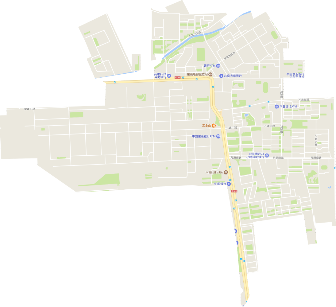 东高地街道箱子交通图