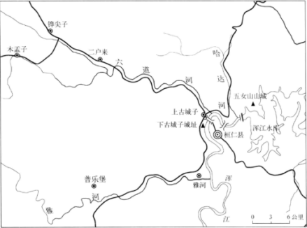 下古城子城址位置图