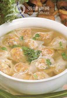 素馄饨汤