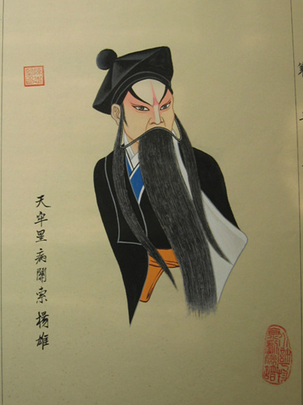 京剧脸谱——杨雄