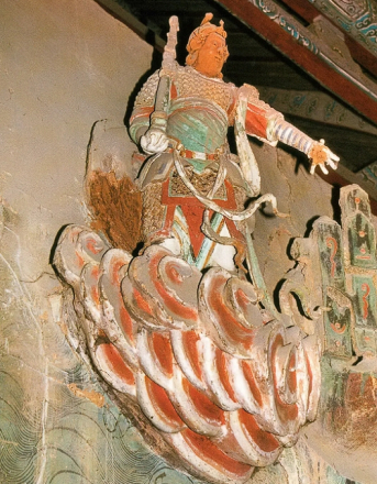 多福寺内现存明代彩塑