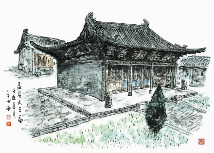 山西古代建筑精华之赵氏孤儿赵武大王庙