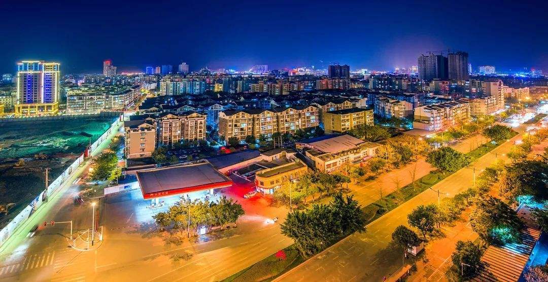 江油城区夜景