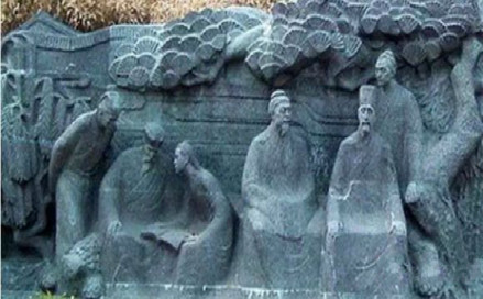 东林党人雕塑