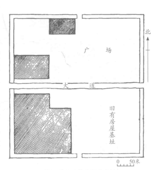 尕海古城遗址平面图
