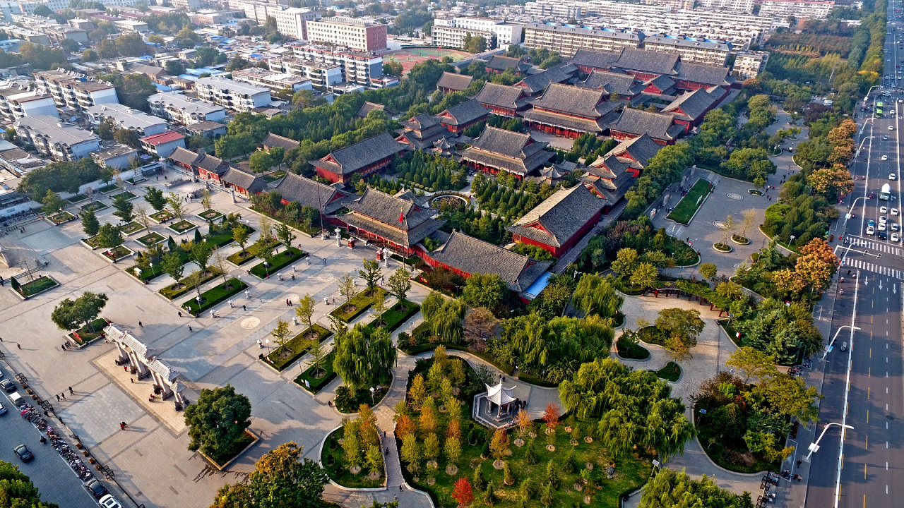 俯瞰邢台开元寺