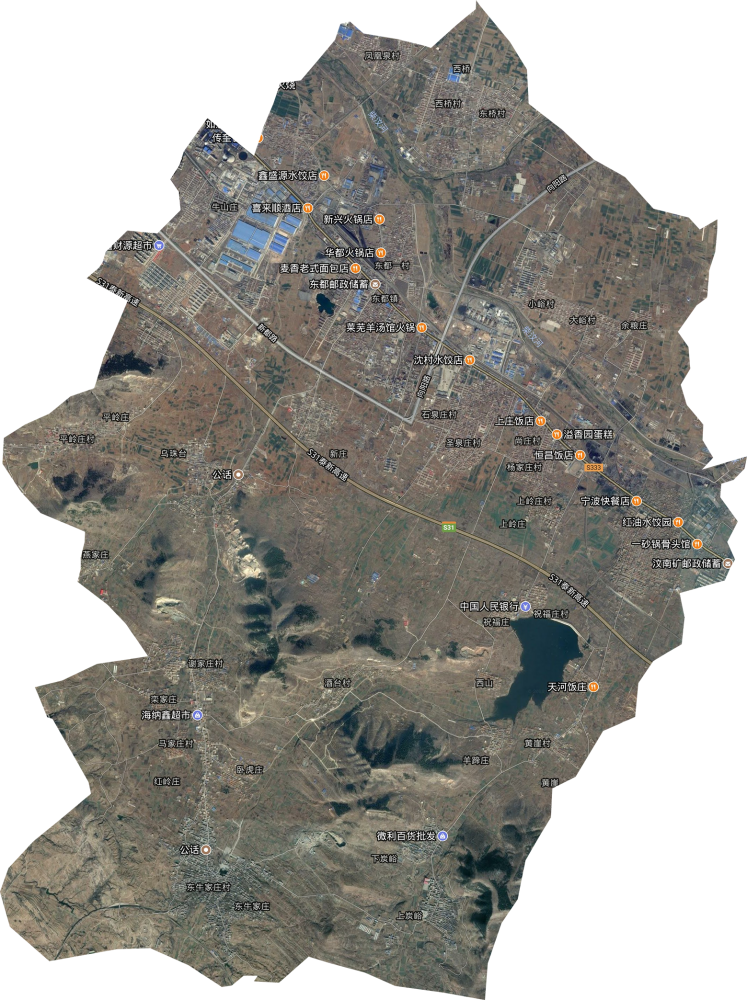 东都镇卫星地图