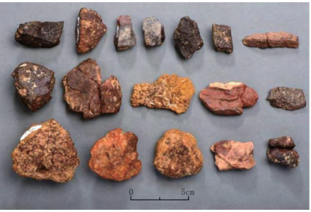 十里岗遗址出土赤铁矿