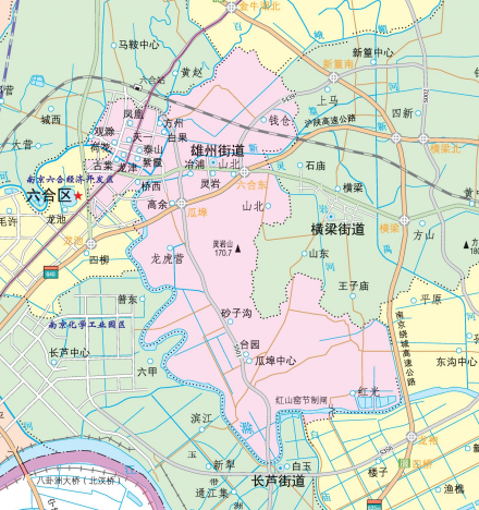 雄州街道区划图（2020年）