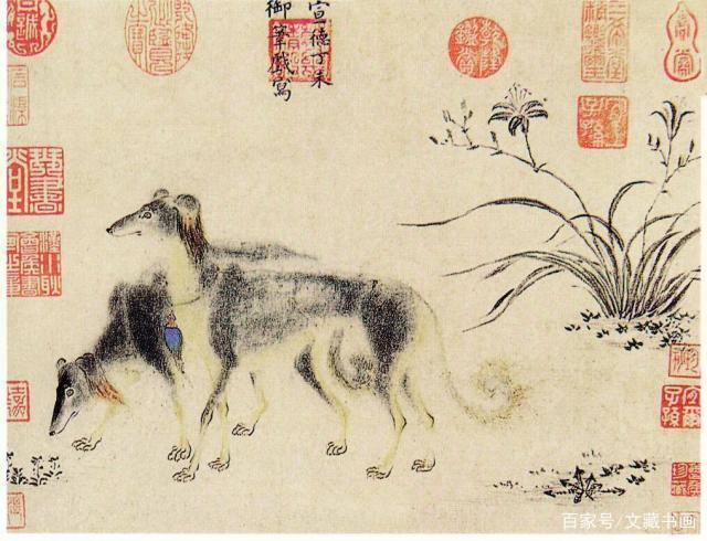 《双犬图》