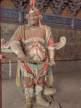 多福寺内现存明代彩塑