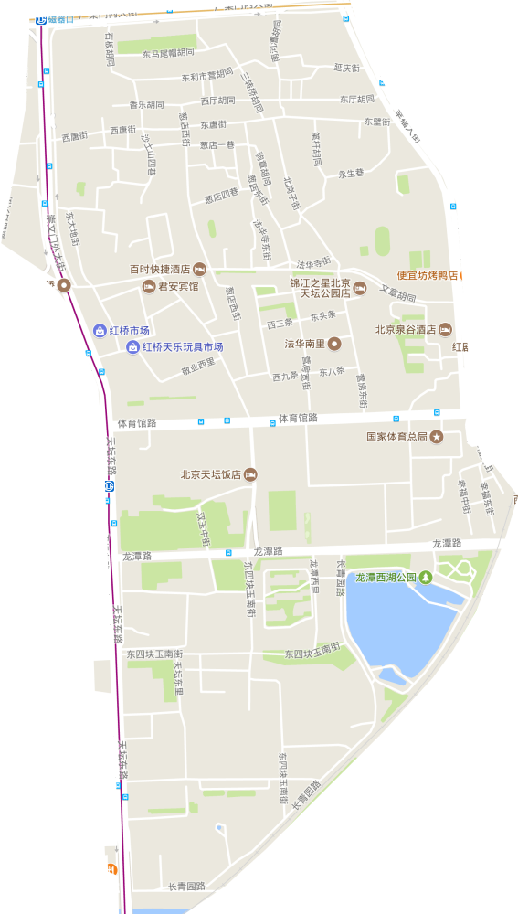 体育馆路街道电子地形图
