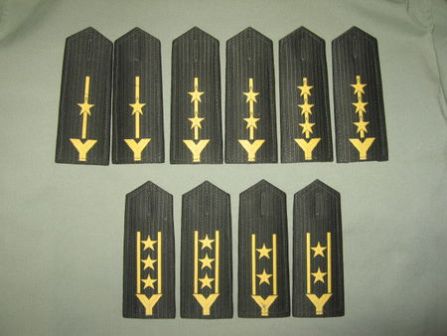 预备役军衔肩章（2007年-2011年）
