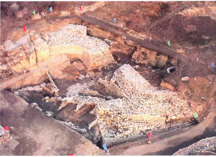 燕州城山城西门全景