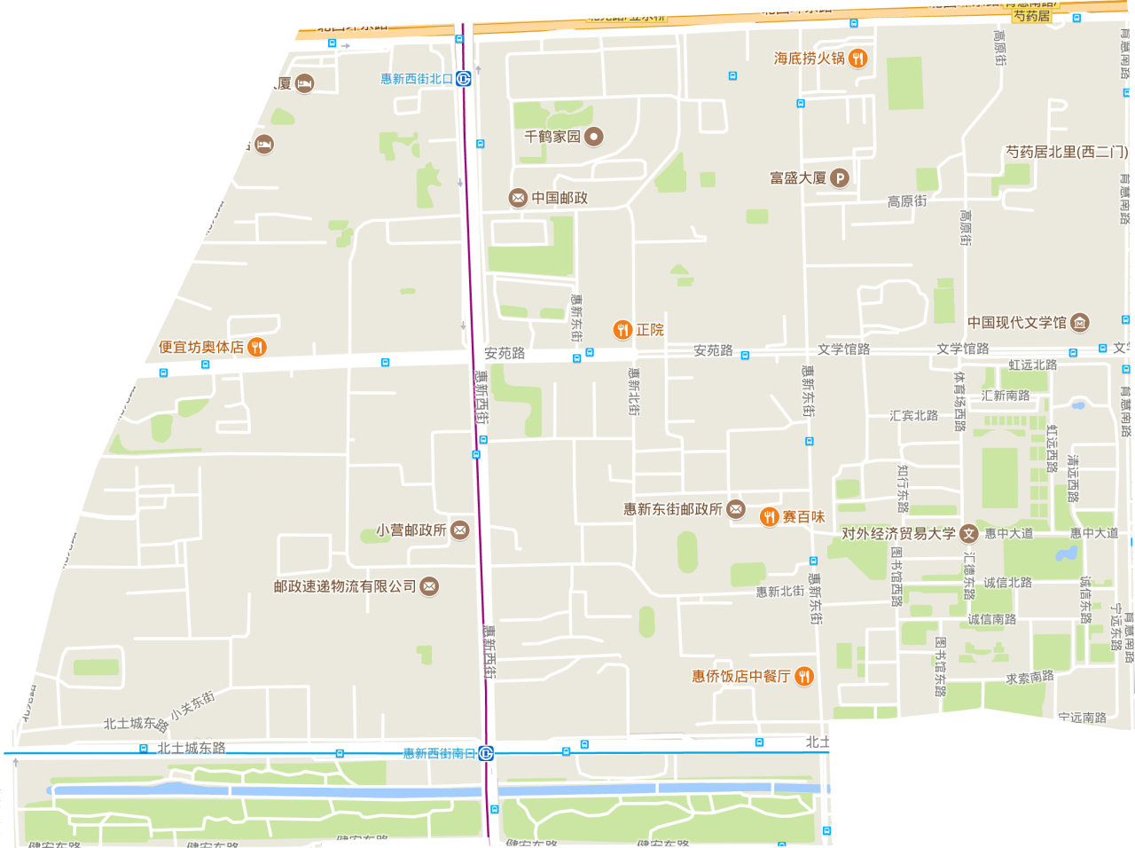 小关街道电子交通图