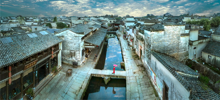 唐模村 