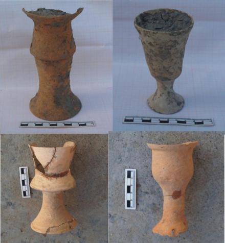 优周岗遗址出土文物陶杯