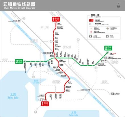无锡地铁线路图