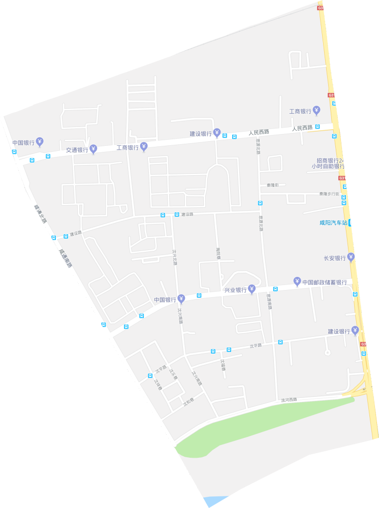 西兰路街道电子地图