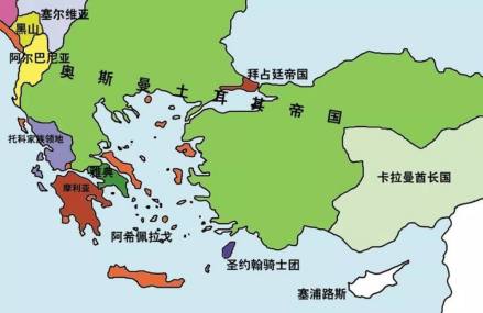拜占庭帝国灭亡前夕的巴尔干和小亚细亚形势