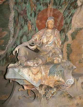 多福寺内现存明代彩塑