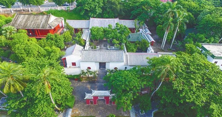 航拍五公祠