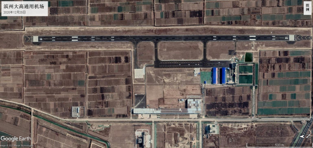 滨州大高机场遥感影像