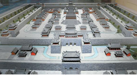 明中都皇故城复原模型