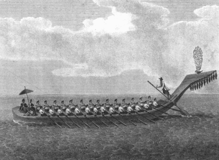 伊洛瓦底江上的缅甸战船