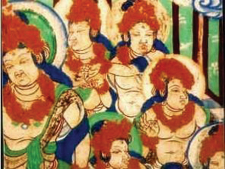 阿艾石窟的壁画