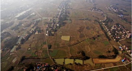 采菱城航拍现状图