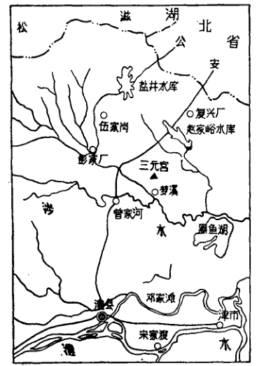 三元宫遗址位置图