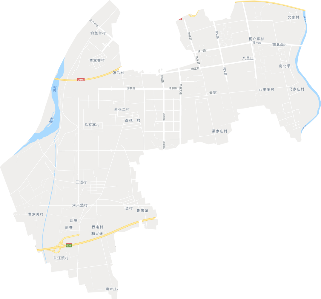 钓台街道电子地图