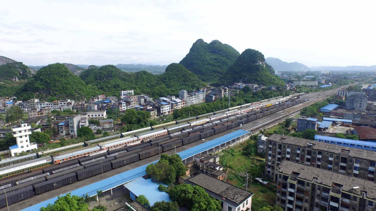 焦柳铁路融安站