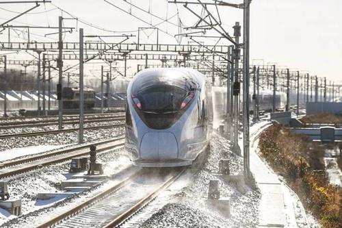 2020年12月30日，G8321次列车驶出盐城站