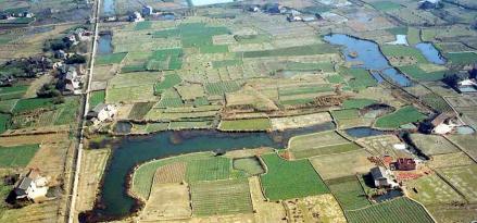 鸡叫城遗址全景