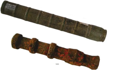 萨尔浒城遗址出土的铜炮、铁炮