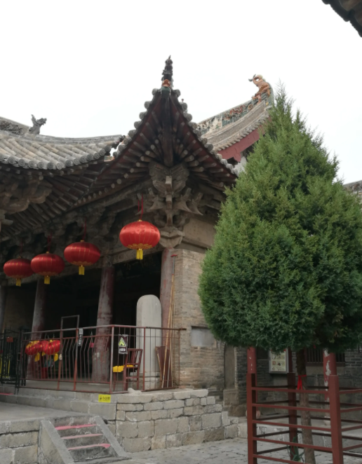 九天圣母庙风景图